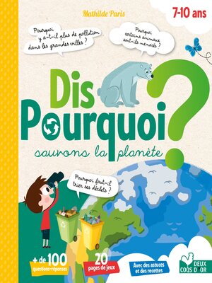 cover image of Dis pourquoi sauvons la planète